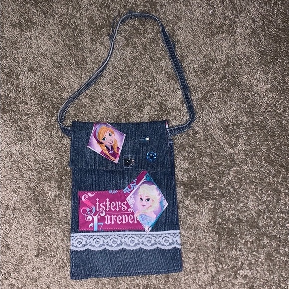 Other - ⚠️ Handmade “Sisters Forever” Jean Purse